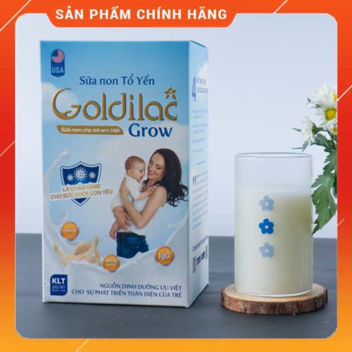 Sữa non Tổ yến Goldilac Grow gói 14g